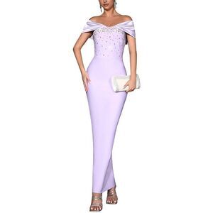 Amina Glam Womens  Maxi Dress